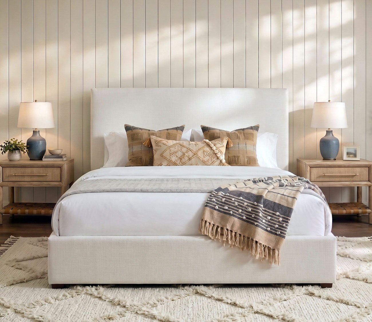Amelia Upholstered Bed by Vaughan Bassett