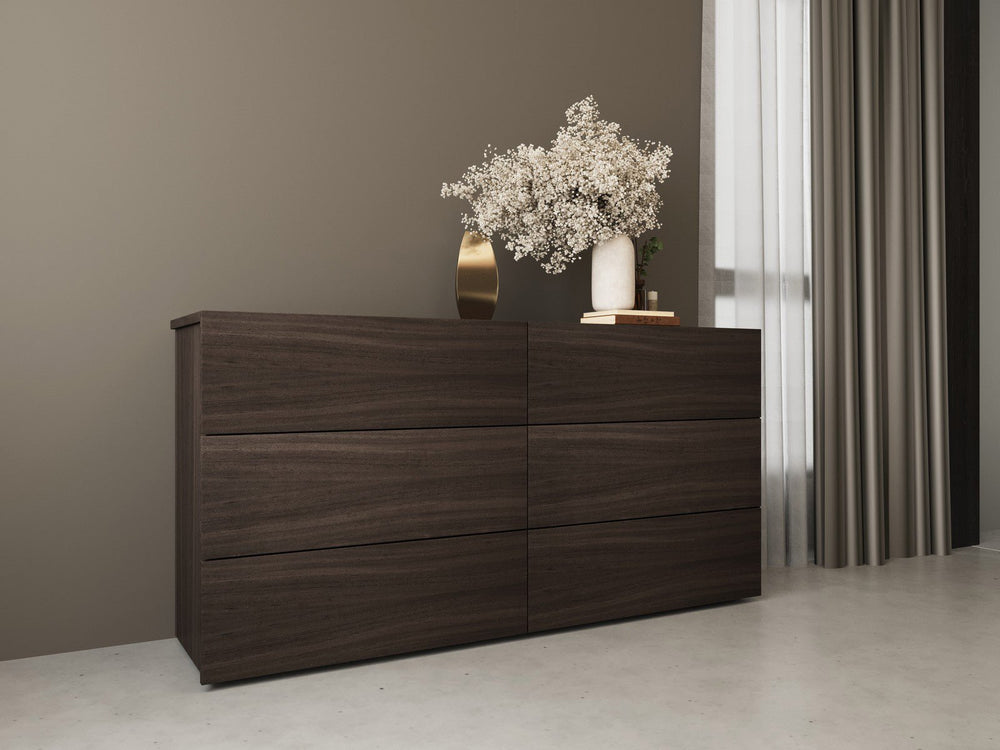 Ayla 6 - Drawer Double Dresser by Casa Bianca