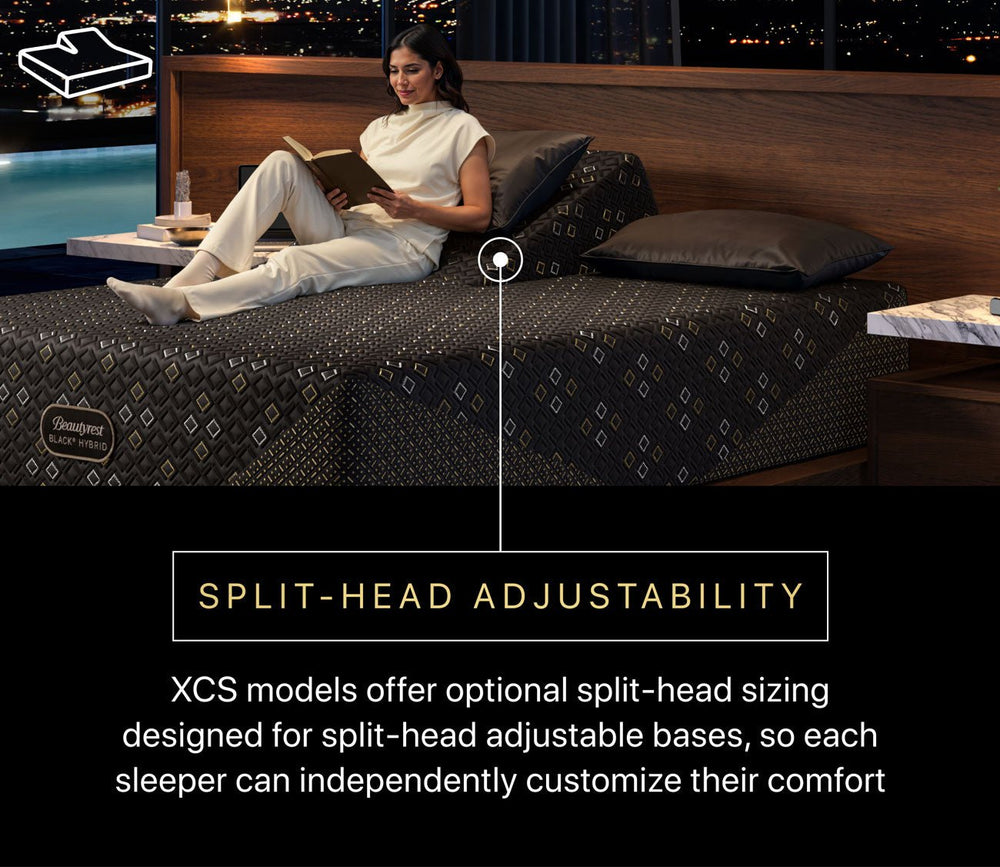 Beautyrest Black Hybrid Series Four XCS Firm Mattress by Simmons
