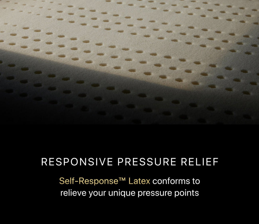 Responsive pressure reliving latex