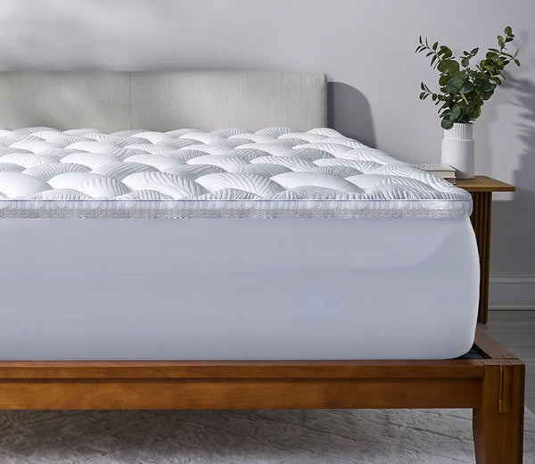 Bedgear React Pro Performance Mattress Topper by Bedgear, in bedroom scene