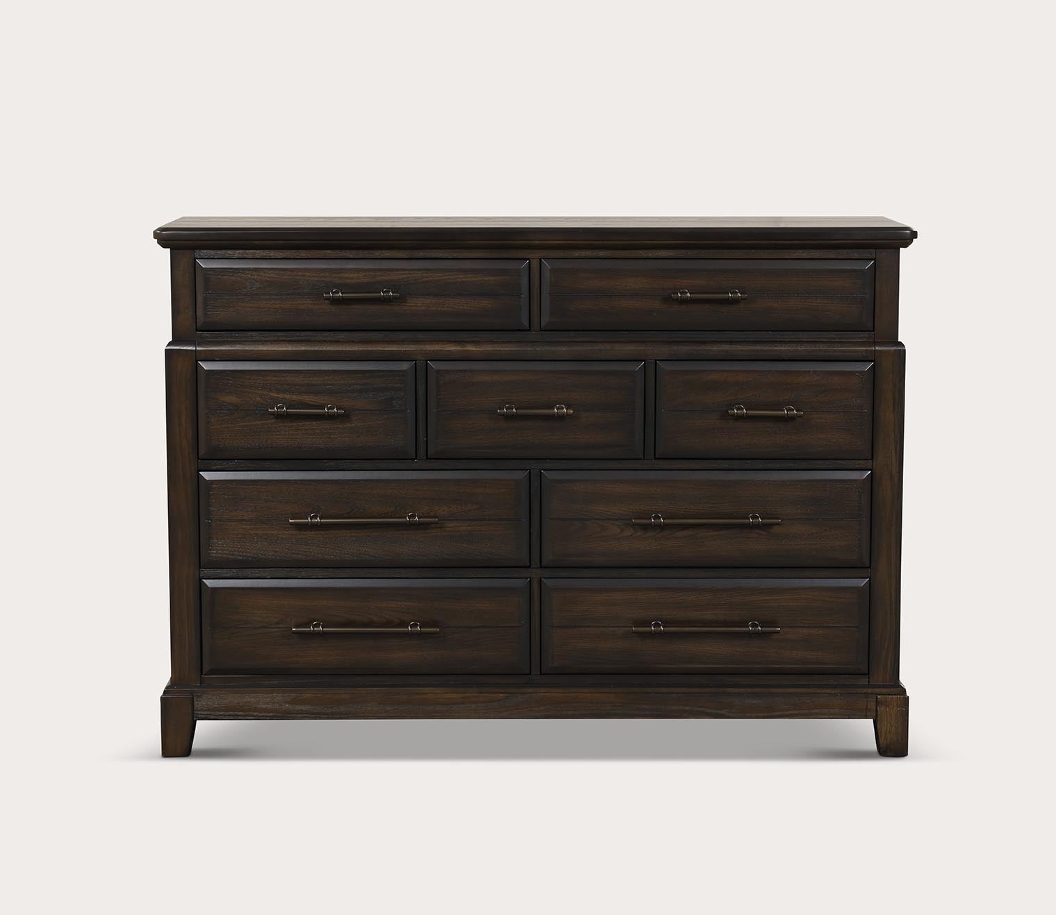 dark brown 9 drawer dresser Four Hands Billy 9 Drawer Dresser Dark Walnut 234493-001 - Portland, OR