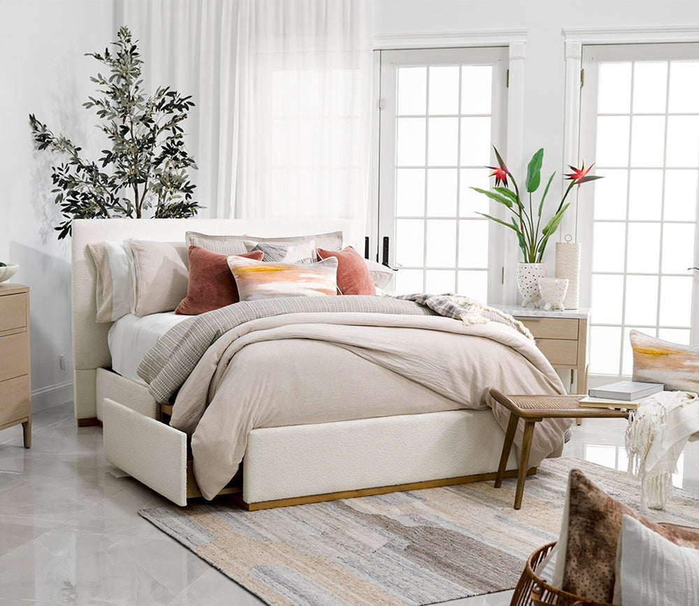 CM Home Bodhi Upholstered Storage Bed