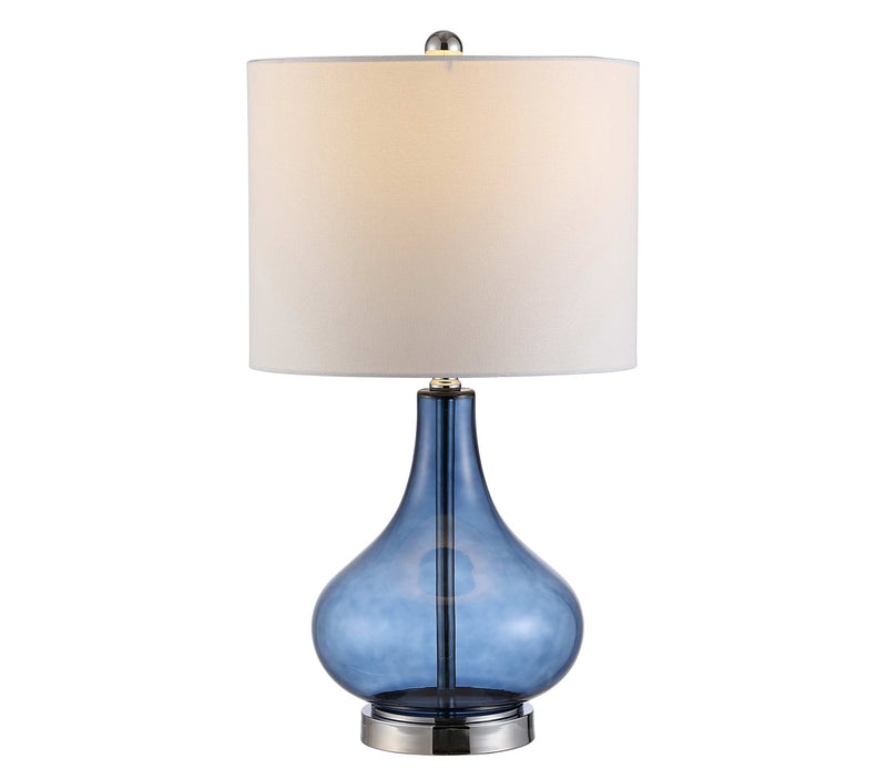 Brooks Blue Glass Table Lamp - Image 2