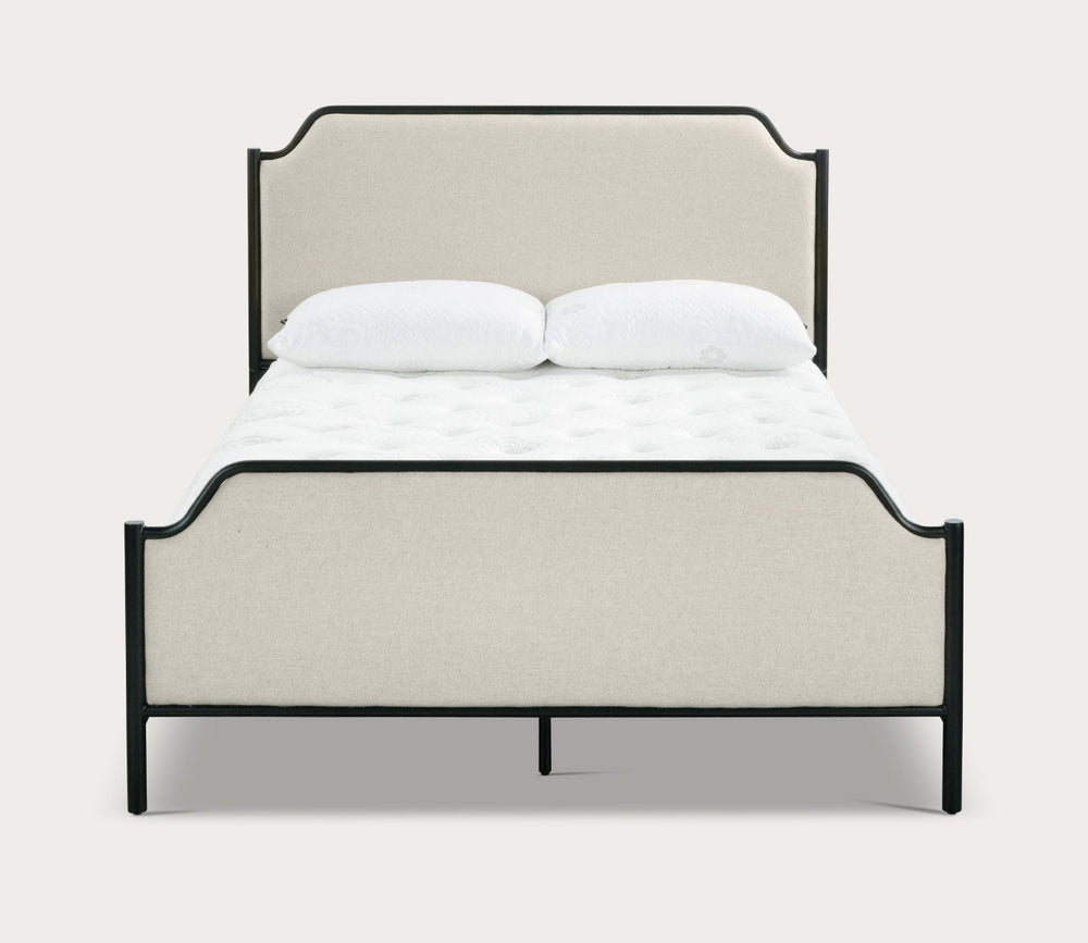 CM Home Alyssa Upholstered Metal Bed by CM Home