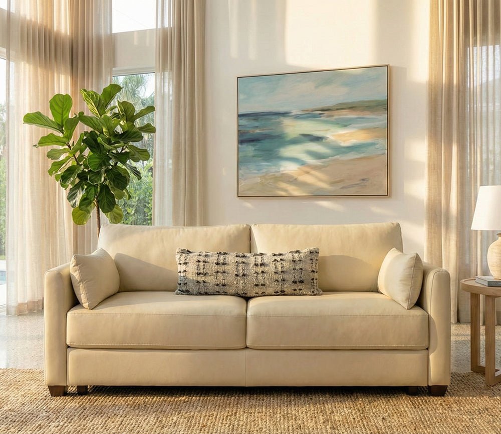 CM Home Amani Leather Sleeper Sofa by CM Home