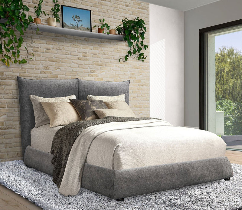 Cumulus Sherpa Fabric Upholstered Bed - Image 2