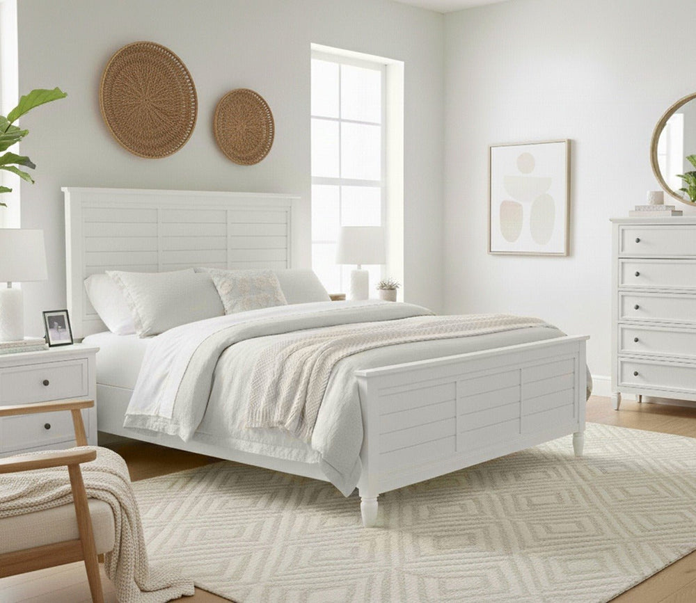 CM Home Delnoir Louvered Panel Bed by CM Home