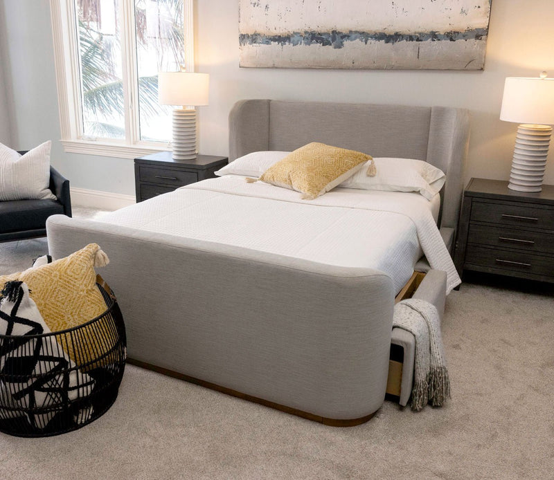 CM Home Hugo Upholstered Storage Bed - Image 2