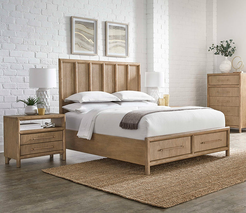 Dorsey 2-Drawer Nightstand with USB - Image 2