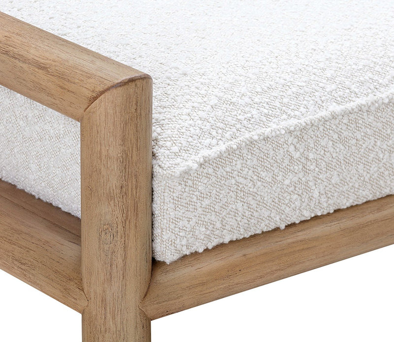 Dorsey Boucle Upholstered Accent Bench - Image 5