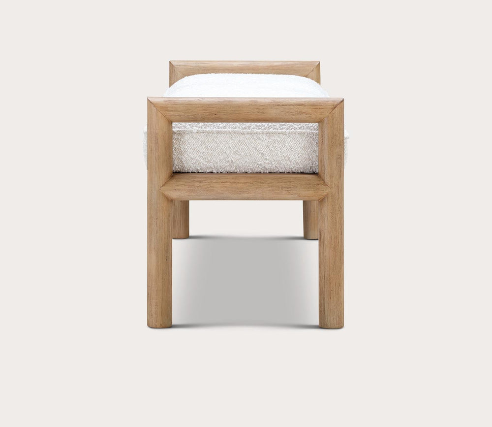 Dorsey Boucle Upholstered Accent Bench by Modus Furniture