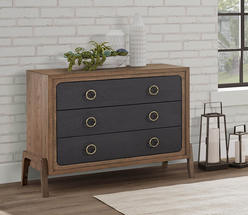 Elure Two-Tone Wood Bachelor Chest - Image 1