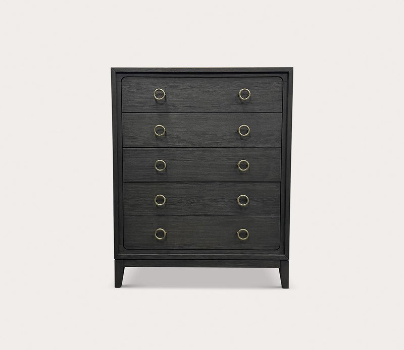 Elure Wood 5-Drawer Chest - Image 2