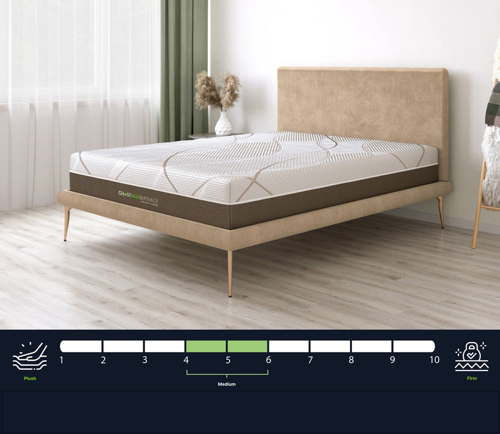 GhostBed Massage Hybrid Mattress medium comfort