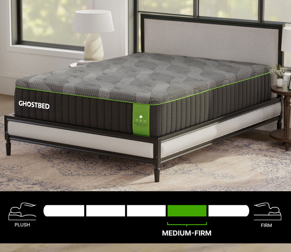 GhostBed Premium Hybrid Mattress - medium firm feel
