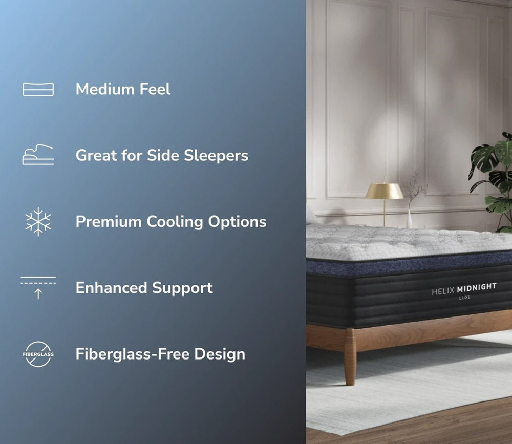 Helix Midnight Luxe Mattress by Helix