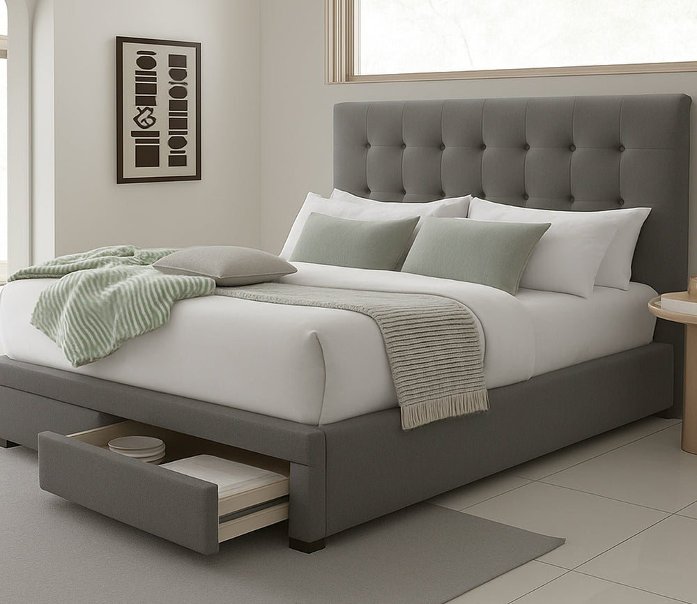 Kemper Button Tufted Bed by City Mattress