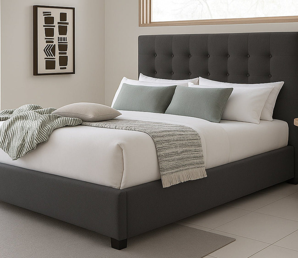 Kemper Button Tufted Bed by City Mattress