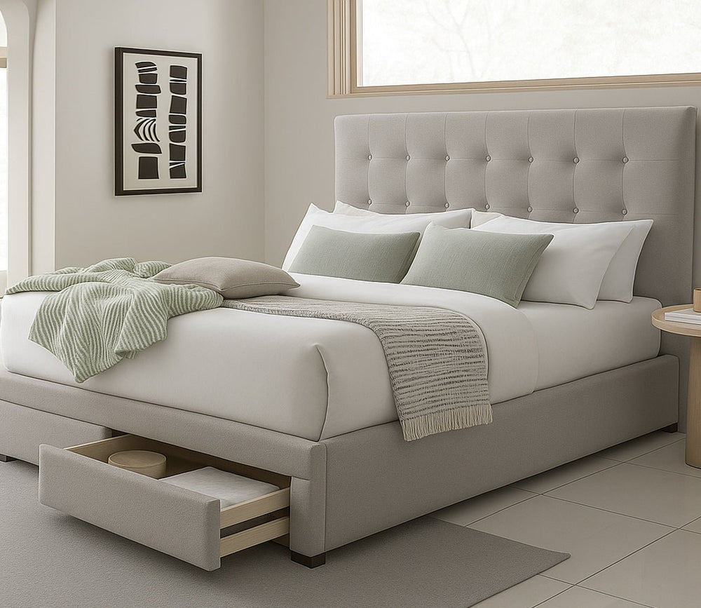 Kemper Button Tufted Bed by City Mattress