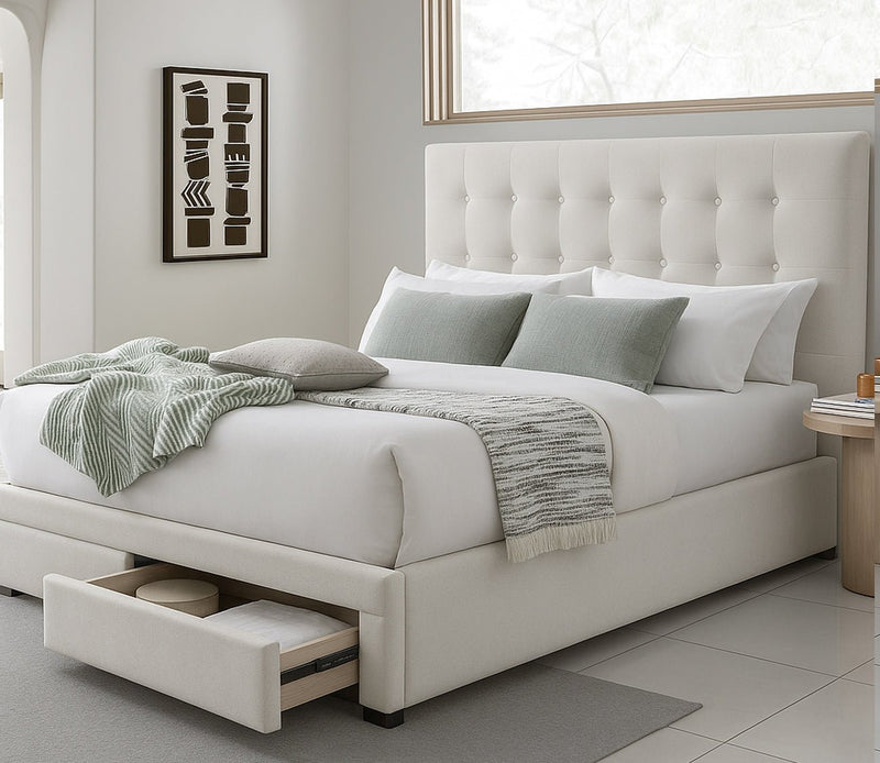 Kemper Button Tufted Bed - Image 1