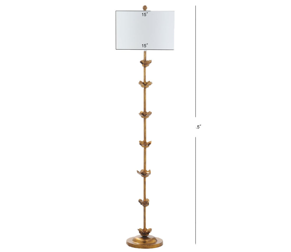 Landen Gold Floor Lamp by Safavieh