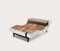 PranaSleep Luxe Adjustable Slat Bed Base - Queen
