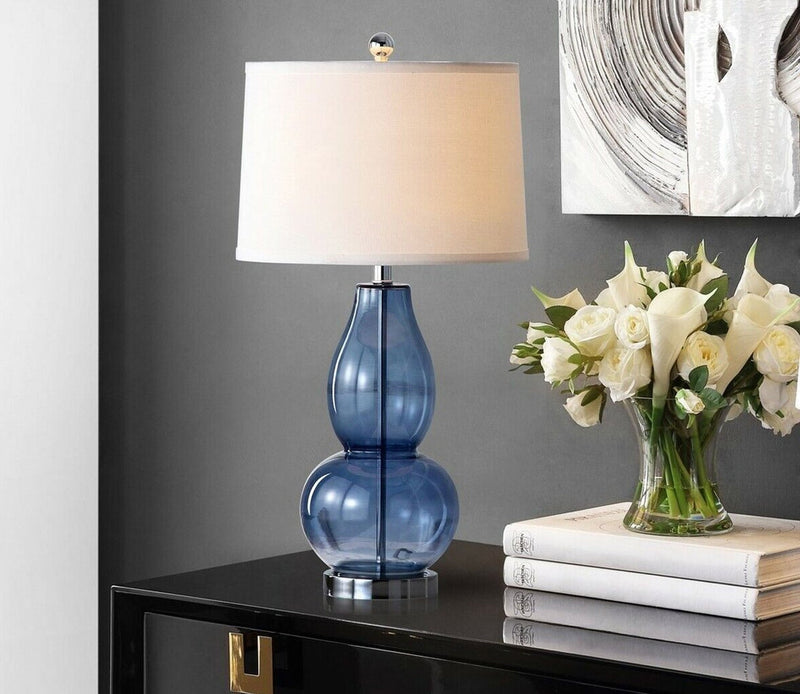 Mercurio Blue Gourd Table Lamp Set of 2 - Image 2