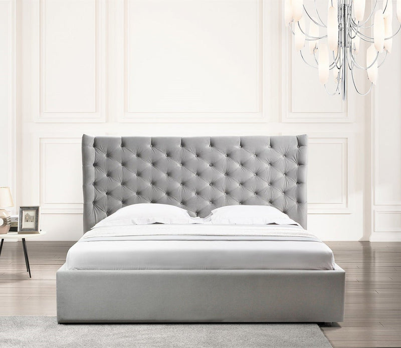 Parker Tufted Velvet Upholstered Storage Bed - Image 1