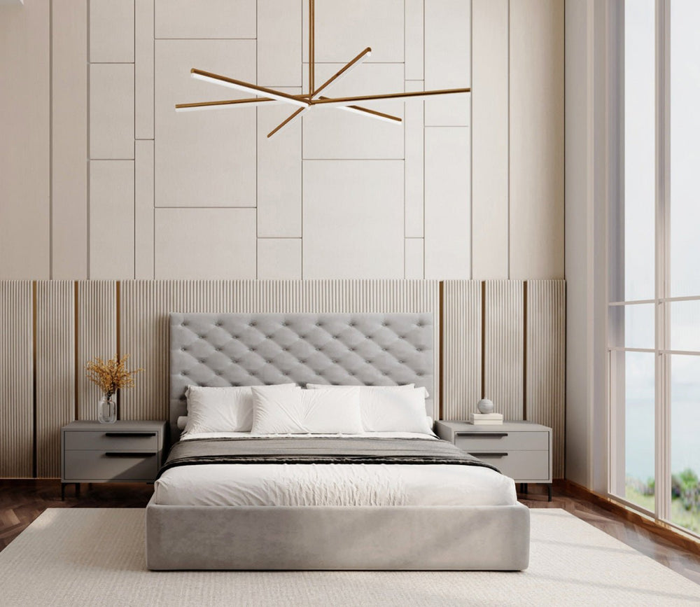 Parker Tufted Velvet Upholstered Storage Bed by Casa Bianca