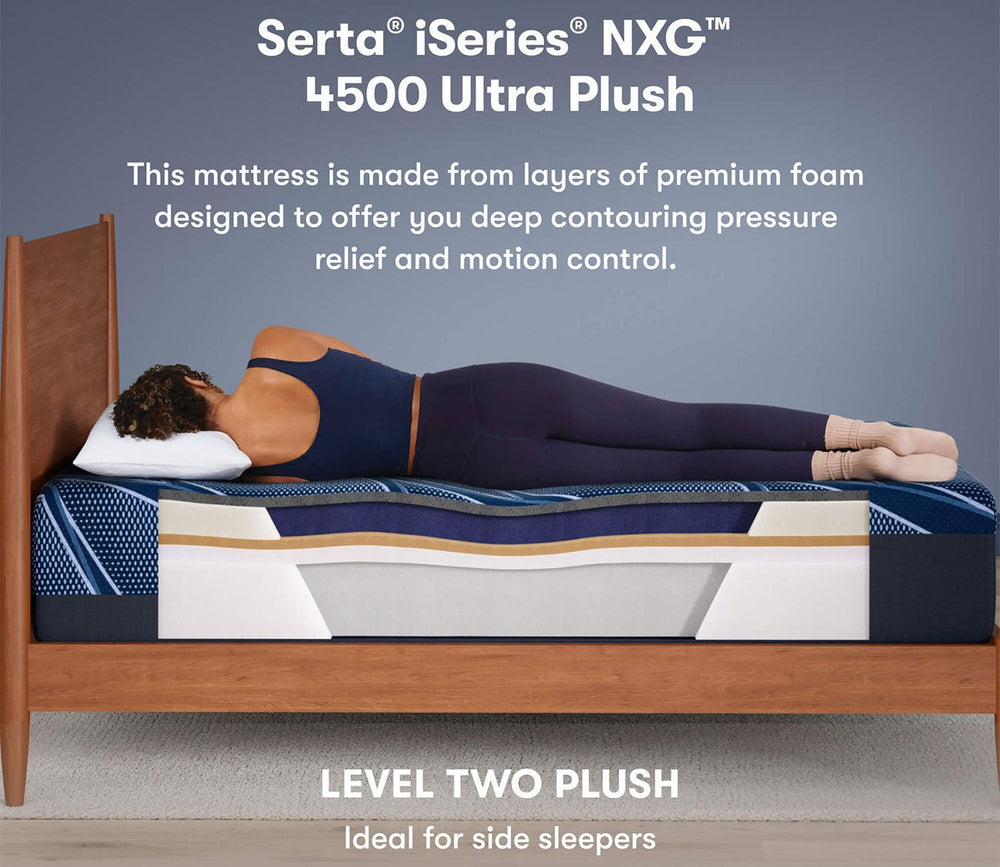Serta iSeries NXG 4500 All - Foam Ultra Plush Mattress by Serta
