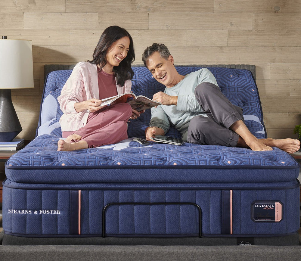 Stearns & Foster Lux Estate Medium Euro Pillow Top Mattress by Stearns & Foster