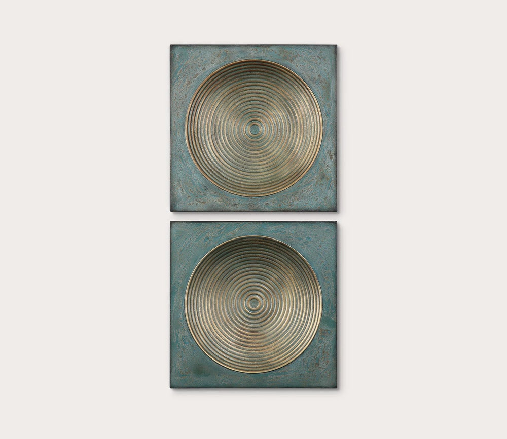 Sybil Metal Wall Decor, S/2 by City Mattress
