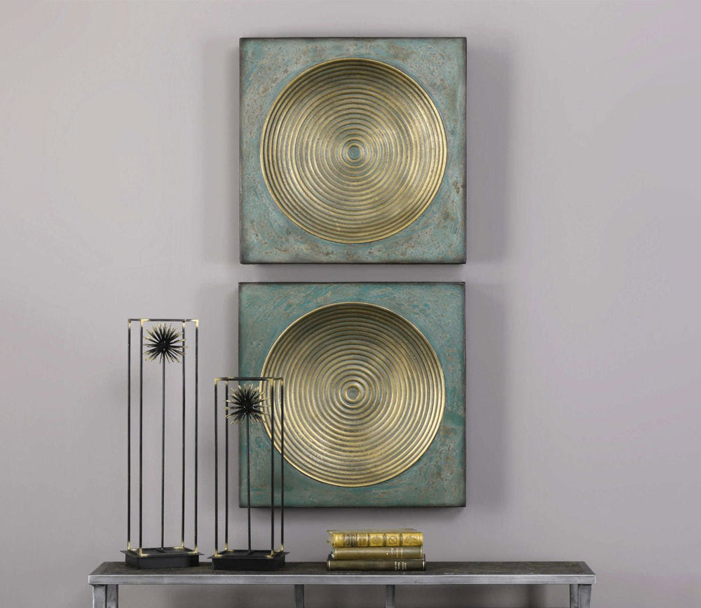 Sybil Metal Wall Decor, S/2 by City Mattress