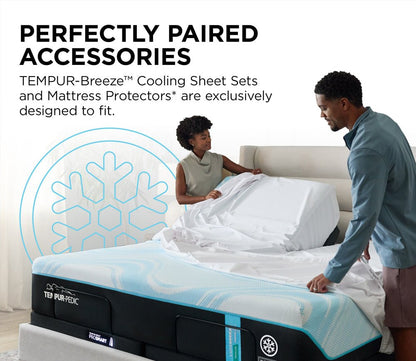 Thumbnail for Tempur-LUXEbreeze 2.0 Medium Hybrid Mattress - Image 14