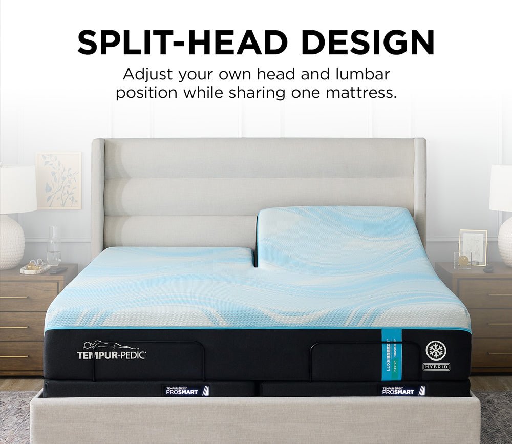 Available in split head design