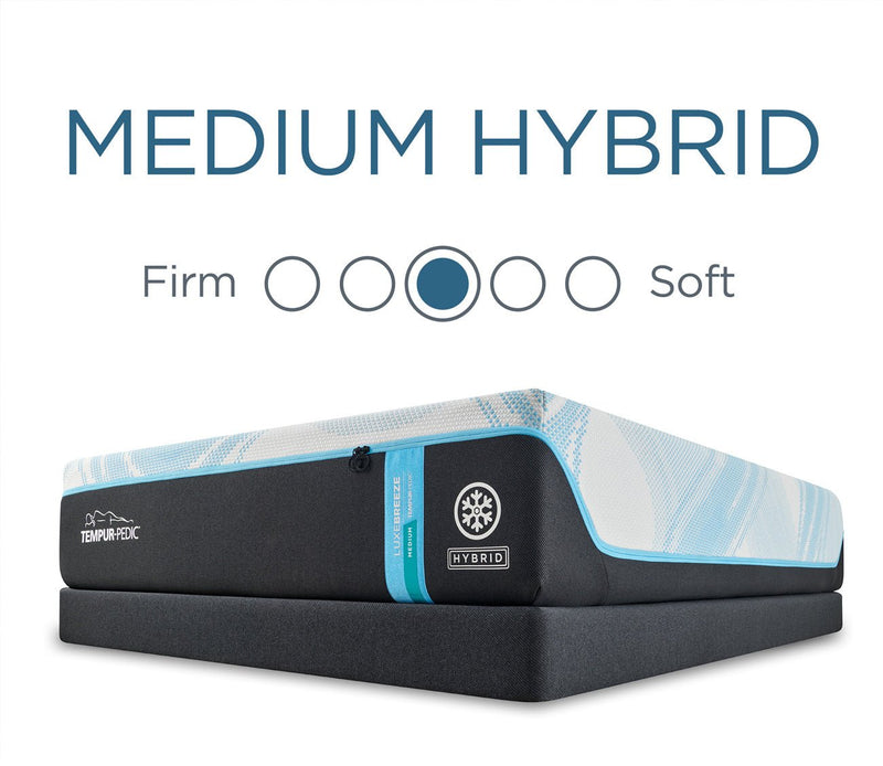 Tempur-LUXEbreeze 2.0 Medium Hybrid Mattress - Image 3