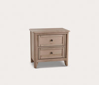 Vaughan Bassett Woodbridge 2-Drawer Nightstand - Clear Maple