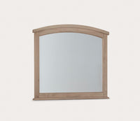 Vaughan Bassett Woodbridge Arched Mirror - Clear Maple