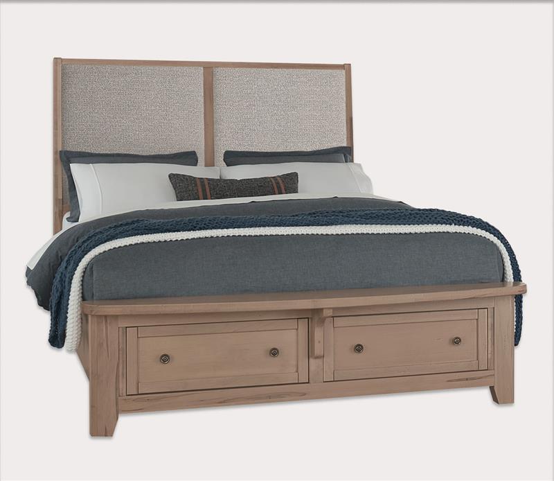 Vaughan Bassett Woodbridge Upholstered Panel Storage Bed by Vaughan Bassett