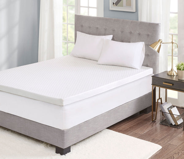 3" Cooling Mattress Topper Full Size – Gel-Infused Memory Foam With Ice Silk Cover, CertiPUR-US Certified - View #10