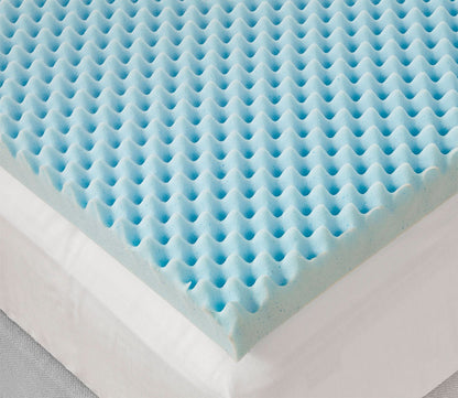 3-Inch Gel Memory Foam Reversible Cooling Mattress Topper by Sleep Philosophy