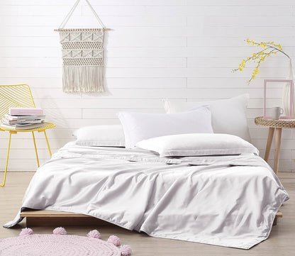 300TC Cotton Rayon Blend Light Warmth Silk Comforter by Martha Stewart
