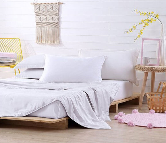 300TC Cotton Rayon Blend Light Warmth Silk Comforter by Martha Stewart