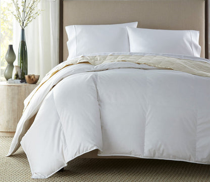 400TC Cotton Sateen RDS White Down Comforter by Stearns & Foster