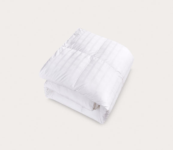 600 Thread Count Windowpane Down Alternative Comforter by Blue Ridge Home Fashions