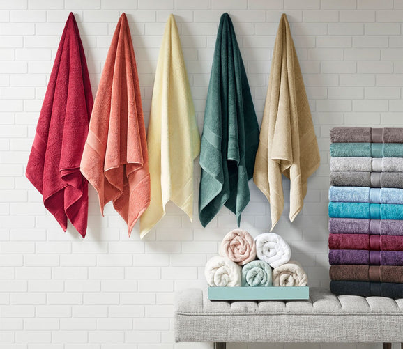 LANE LINEN 100% Cotton Bath Towels Set of 10, 2 Large Bath
