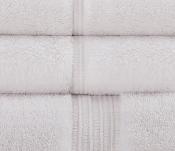 Under The Canopy Textured Organic Cotton Towel, Snow / Bath Towel Bath Towel Snow
