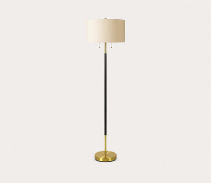 Aberdeen Black and Gold Floor Lamp by Surya