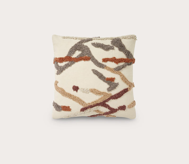 Loloi Abstract Tufted Throw Pillow Set of 2 - Image 1